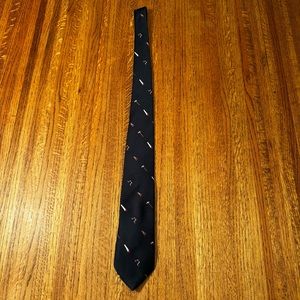 MEN’S TIE DARK BLUE DESIGNED EXCLUSIVELY THIS OLD HOUSE TV SHOW HANDYMAN TOOLS